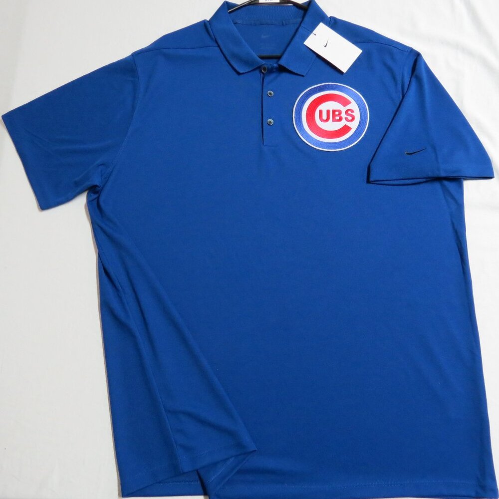 NEW XL-2XL CUBS Nike Dri-Fit Men’s db #91U Polo Shirt